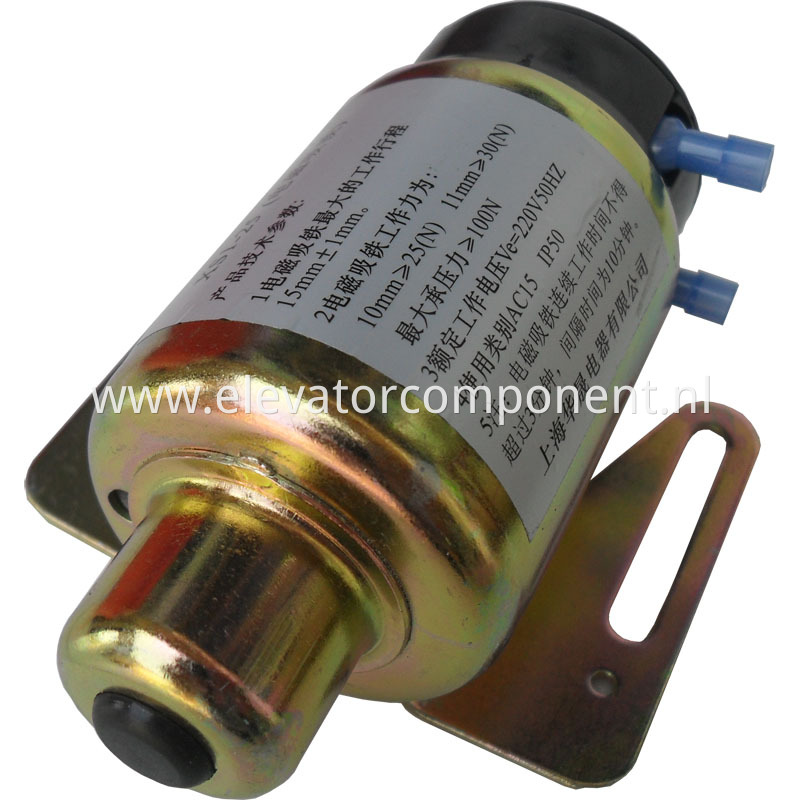 Electromegnetic Solenoid for MRL Elevator Overspeed Governors XS1-25